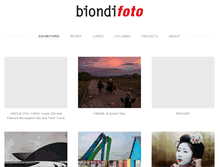 Tablet Screenshot of biondifoto.com